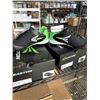 Image 5 : 2 NEW PAIRS OF EASTON MAKO 2.0 LOW BLACK / GREEN BASEBALL / SPORTS CLEATS SIZE US 6 YOUTH
