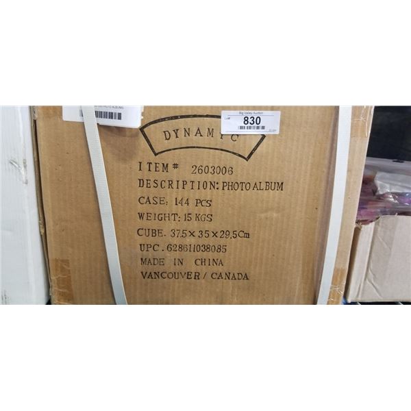 NEW CASE OF 144 4X6 PHOTO ALBUMS WIRTH PREVIEW WINDOW