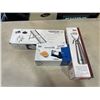 Image 1 : LOT OF NEW KITCHEN ITEMS MANDOLINE VEGTABLE SPRILAIZER AND WHIPPING CREAM DISPENSER