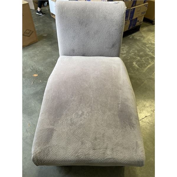 GREY LOUNGE CHAIR