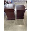 Image 7 : PAIR OF 2 DRAWER NIGHT STANDS