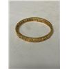 Image 1 : HAND CRAFTED 18K GOLD PLATED BANGLE UNMARKED