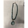 Image 1 : VINTAGE PENDANT W/ TWISTED CHAIN NECKLACE