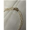 Image 2 : VINTAGE 5 STRANDS GENUINE CULTURED FRESHWATER PEARLS NECKLACE W/ ORIGINAL CLASP