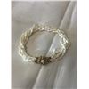 Image 1 : VINTAGE 5 STRANDS GENUINE CULTURED FRESHWATER PEARLS NECKLACE W/ ORIGINAL CLASP