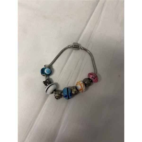 VINTAGE PANDORA DESIGN BEADS BRACELET
