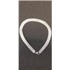 Image 1 : 925 STERLING SILVER BRAIDED CHAIN NECKLACE MARKED 925 ITALY