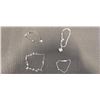 Image 1 : ASSORTED SILVER TONE BRACELETS