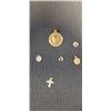 Image 1 : GOLD TONE UNMARKED PENDANTS