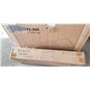 Image 2 : VIVO LIGHT WOOD 71"X 30" TABLE TOP & VIVO BLACK ELETRIC DUAL MOTOR DESK FRAME