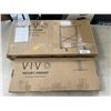 Image 1 : VIVO ADJUSTABLE PC CART WITH STORAGE & VIVO ROTATING WALL MOUNT