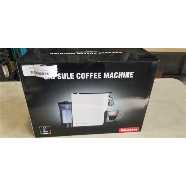 AS NEW CAPSULE COFFEE MACHINE