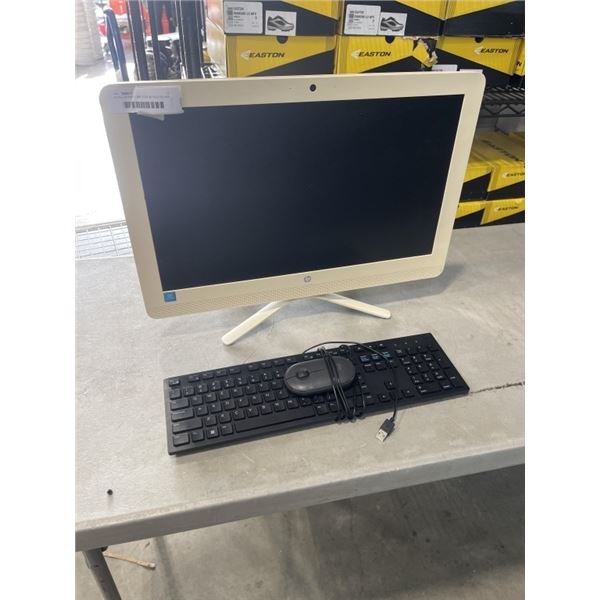 HP ALL IN ONE COMPUTER W/ KOEYBOARD AND MOUSE