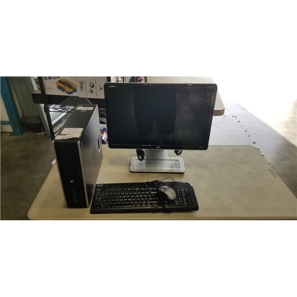 HP I3 3RD GEN COMPUTER W/ WINDOWS 10 UPDATE - RESET W/ MONITOR, KAYBOARD, AND MOUSE