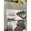 Image 2 : 2 SETS OF CHINESE CHECKERS WITH WOODEN BOARD AND CHESS AND CHECKERS MAGNETIC TRAVEL SET