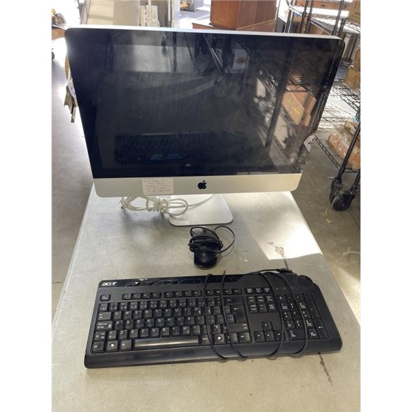 21'5 " IMAC I5 MID 2011 WITH KEYBOARD AND MOUSE