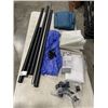 Image 1 : ASSORTED CURTAINS AND SHOWER CURTAINS AND EXTENSION CURTAIN RODS