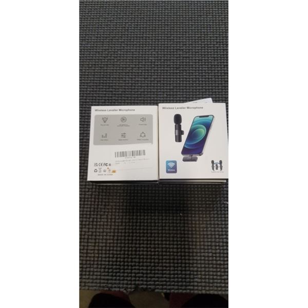 4 NEW LAVALIER WIRELESS MICROPHONES REATIL $120