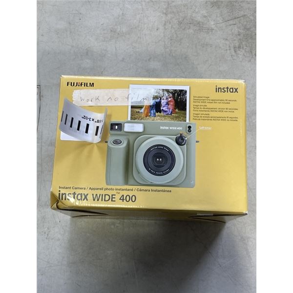 FUJIFILM INSTAX WIDE 400 INSTANT CAMERA - TESTED WORKING, RETAIL $199