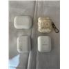 Image 1 : 4 PAIRS OF AIRPODS, UNTESTED - 2 ONLY HAVE ONE BUD