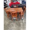 Image 2 : SOLID WOOD DINING TABLE AND 4 CHAIRS