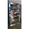 Image 1 : LARGE BEVELLED MIRROR WITH MIRROR FRAME, 80 INCH TALL AND 44 INCH WIDE