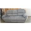 Image 1 : STERLING GREY RECLINER SOFA, RARELY USED, RETAIL PURCHASE PRICE $1524.98 BEFORE TAX, TESTED WORKING,