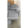 Image 2 : STERLING GREY RECLINER SOFA, RARELY USED, RETAIL PURCHASE PRICE $1524.98 BEFORE TAX, TESTED WORKING,