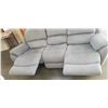 Image 6 : STERLING GREY RECLINER SOFA, RARELY USED, RETAIL PURCHASE PRICE $1524.98 BEFORE TAX, TESTED WORKING,