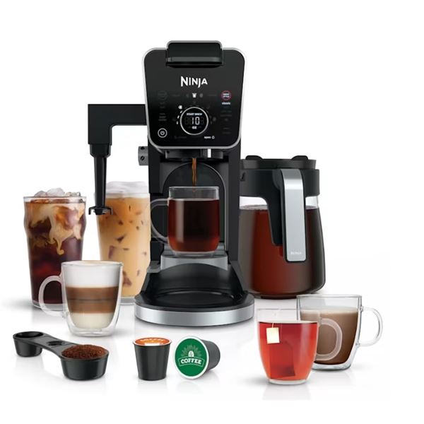 NINJA DUALBREW SPECIALTY COFFEE SYSTEM - TESTED WORKING, RETAIL $269