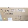 Image 2 : VIVO SLIVER SIT TO STAND SINGLE MONITOR WALL MOUNT /WORKSTATION