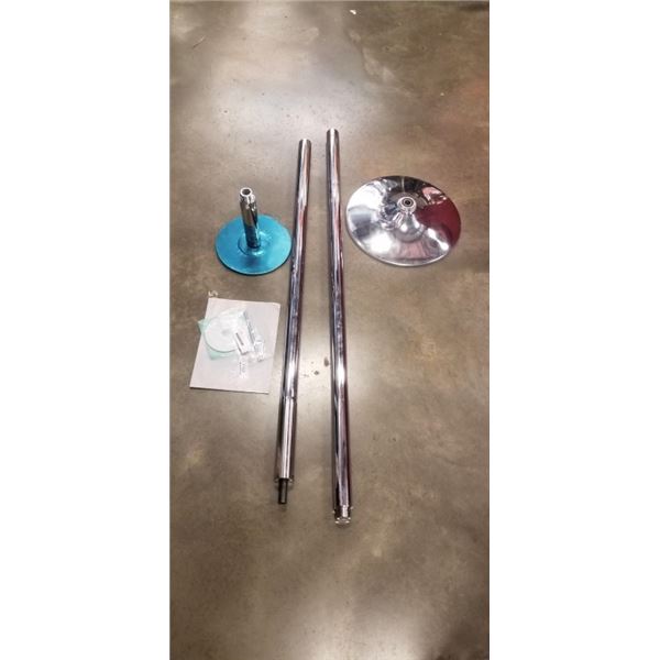 NEW PROFESSIONAL PORTABLE EXCERCISE AND DANCE POLE, ADJUSTABLE FROM 7FT TO 9FT