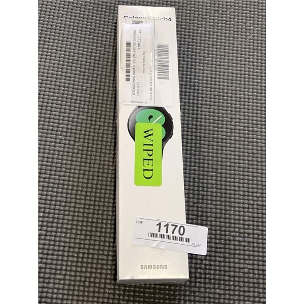 SAMSUNG GALAXY WATCH 4 40MM SMARTWATCH W/ HR MONITOR - TESTED WORKING, RETAIL $279