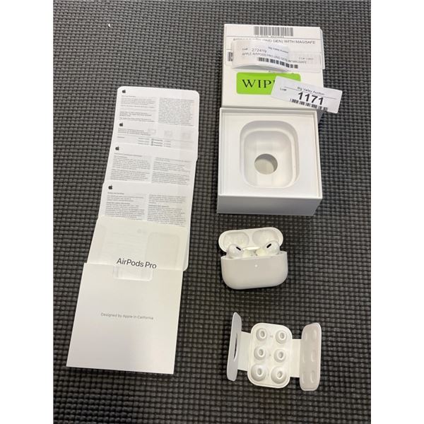 APPLE AIRPODS PRO (2ND GEN) W/ MAGSAFE CASE - TESTED WORKING, RETAIL $329