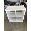 Image 1 : WHITE IKEA 4 CUBICLE DISPLAY SHELF