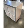 Image 4 : WHITE IKEA 4 CUBICLE DISPLAY SHELF