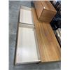Image 4 : WALNUT 2PC MCM INSPSIRATION FURNITURE CABINET, CAN BE SLID LENGTH WISE TO ACCOMODATE LONGER OR SHORT