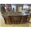 Image 7 : 12 DRAWER SOLID WOOD DRESSER W/ MIRROR