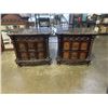 Image 1 : PAIR OF SOLID WOOD 2 DRAWER NIGHTSTANDS