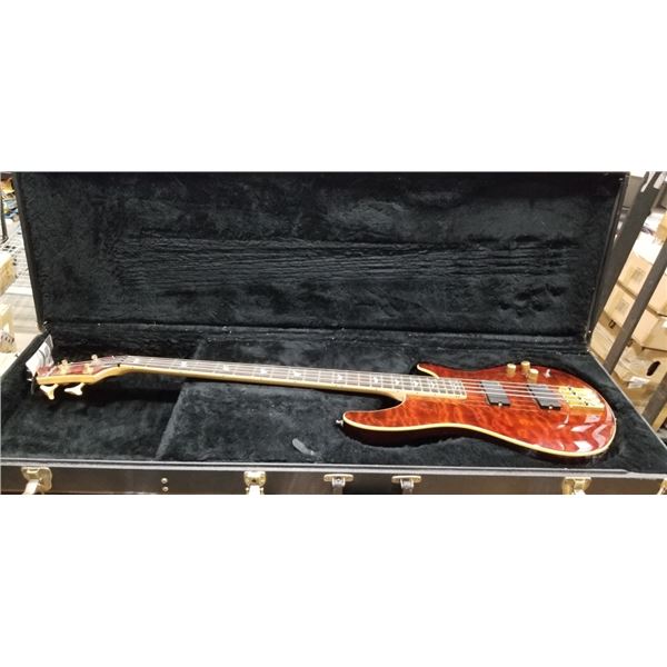 SCHECTER DIAMOND SERIES BASS GUITAR IN HARDCASE