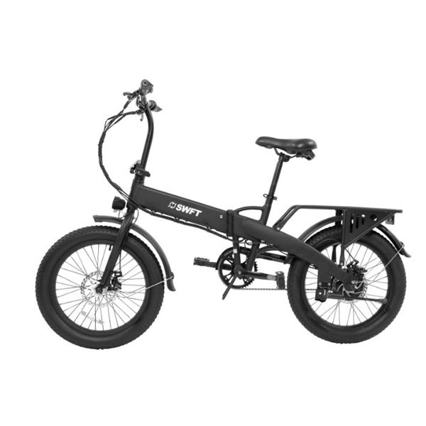 SWFT FX FOLDABLE ELECTRIC CITY BIKE WITH UP TO 40KM BATTERY RANGE, NO CHARGER - TESTED WORKING, RETA