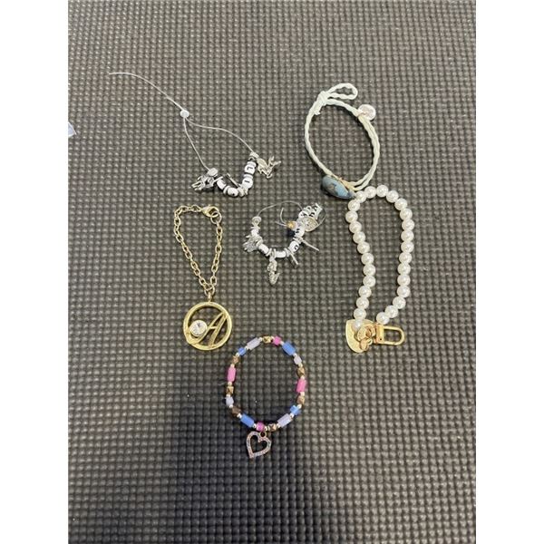 ASSORTED BEADED BRACELETS