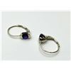 Image 3 : STERLING SILVER NATURAL AMETHYST (0.90CT) LEVER BACK EARRINGS, W/A $300.00. AMETHYST IS THE BIRTHSTO