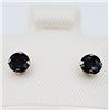 Image 1 : 10KT YELLOW GOLD NATURAL BLUE SAPPHIRE (0.15CT) EARRINGS, W/A $650.00. SAPPHIRE IS THE BIRTHSTONE FO