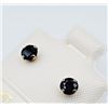 Image 2 : 10KT YELLOW GOLD NATURAL BLUE SAPPHIRE (0.15CT) EARRINGS, W/A $650.00. SAPPHIRE IS THE BIRTHSTONE FO