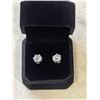 Image 2 : NEW S925 2.0CT EACH MOISSANITE LAB DIAMOND STUD EARRINGS, MOUNTED IN 925 STERLING SILVER W/ WITE GOL