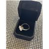 Image 4 : 5.00 CT GRA CERTIFIED ROUND BRILLIANT CUT MOISSANITE STONE VVS D COLOR SET IN CENTER WITH 14 ROUND B