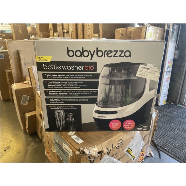 BABY BREZZA BOTTLE WASHER PRO BABY BOTTLE STERILIZER AND DRYER - TESTED WORKING, RETAIL $399