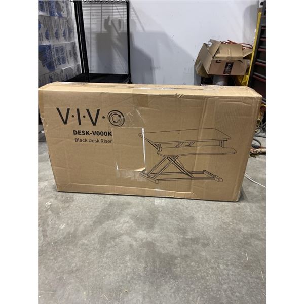 VIVO BLACK DESK RISER