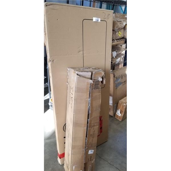 VIVO WHITE 60"X24" TABLE TOP AND VIVO WHITE ELETRIC SINGLE MOTOR DESK FRAME